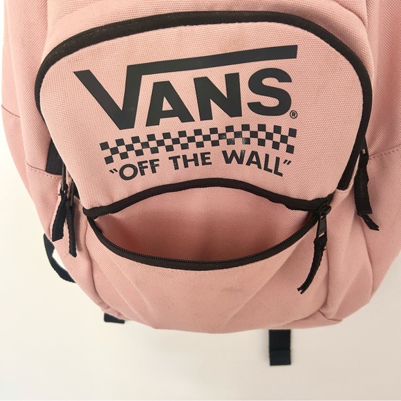 Vans Off the Wall Motivee 3-B Large Laptop Backpack Pink - Picture 5 of 5